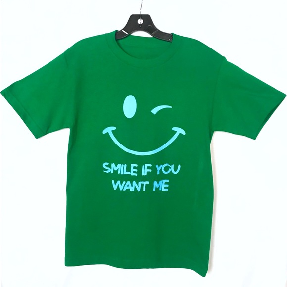 New T- Shirt “Simile If You Want Me” by NBS - Picture 1 of 2